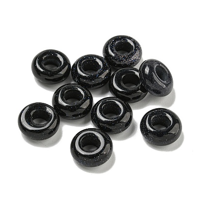 Синтетические голубые шарики голдстоуновские, рондель