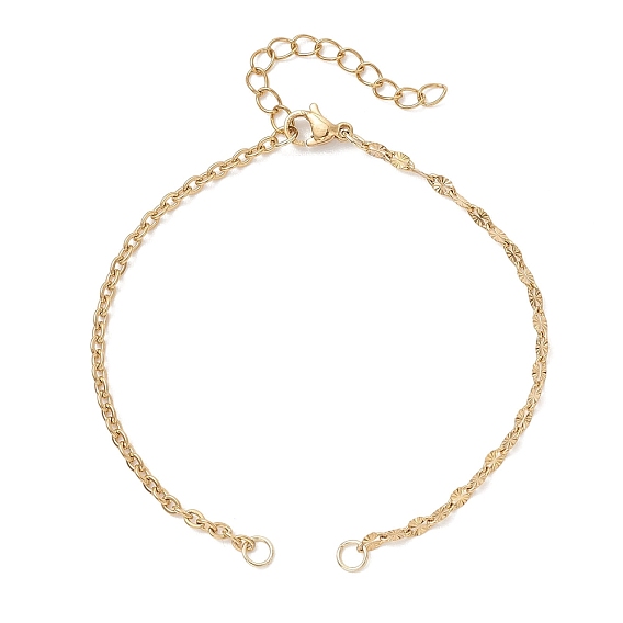 304 изготовление браслетов из цепей из нержавеющей стали и текстурированных цепей