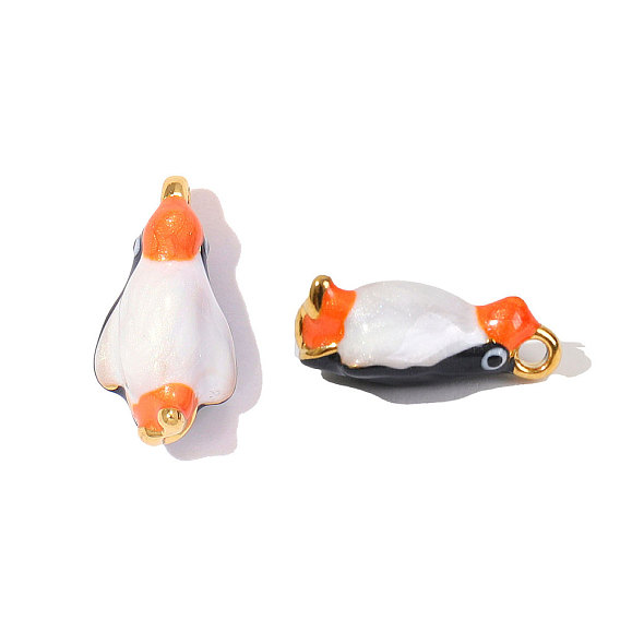 304 нержавеющей стальной эмали подвески, прелести пингвина, ионное покрытие (ip), долговечный, зеркальная полировка