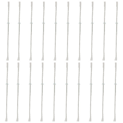 Cotton Candle Wick, Glass Tube Rectangle