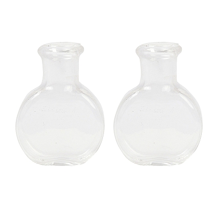 Прозрачные контейнеры для стеклянных шариков, плоско-круглые