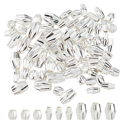 75 шт 3 стили латунные бусины, долговечный, двухконусные