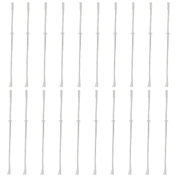 Cotton Candle Wick, Glass Tube Rectangle
