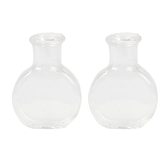 Прозрачные контейнеры для стеклянных шариков, плоско-круглые