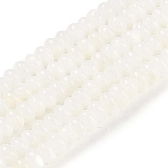 Естественных пресноводных оболочки бисер нитей, окрашенные, рондель