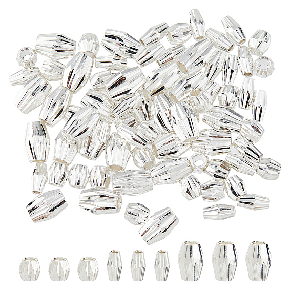 75 шт 3 стили латунные бусины, долговечный, двухконусные