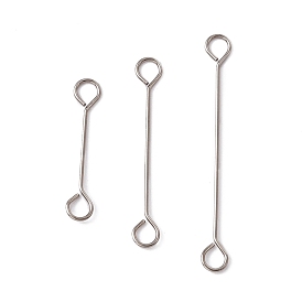 304 Stainless Steel Connector Charms, Stick Shape