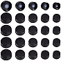 30 pièces 5 styles bouchon de bouteille en plastique PE, couvercle étanche, pour huile essentielle flacon vide rechargeable