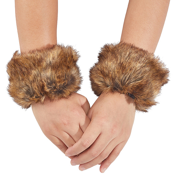 1 Пара женских бархатных перчаток с манжетами и рукавами, зимняя теплая плюшевая ветрозащитная куртка с напульсником