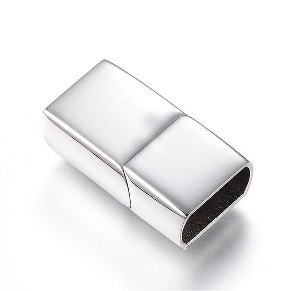 304 fermoirs magnétiques en acier inoxydable avec extrémités à coller, cuboïde