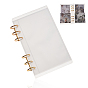 Наборы для самостоятельного изготовления фотоальбомов, В комплект входят 10шт. полипропиленовых папок для визитных карточек, 2шт. 3-кольцевой переплет с шарнирными кольцами и акриловые разделители для блокнота