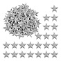 Ahademaker 300шт железные украшения для витрины, металлическая морская звезда
