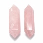 Double Terminated Pointed Natural Gemstone Display Decorations, Bullet Shape