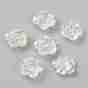 Transparent Plastic Bead, AB Color Plated, Rose