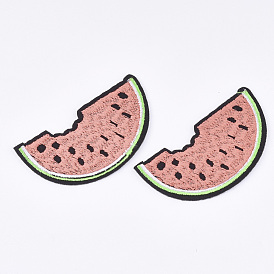 Computerized Embroidery Cloth Iron on/Sew on Patches, Appliques, Costume Accessories, Watermelon