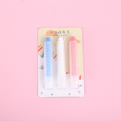 Растворимость беспыльных мелов, с пластиковым поворотным покрытием, школьные принадлежности, колонка