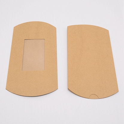 Бумажные подушки, подарочная коробка конфет, с чистым окном