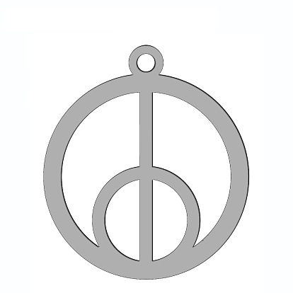 304 подвески из нержавеющей стали, плоско-круглые