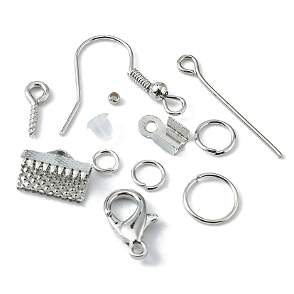 DIY Jewelry Making Finding Kit, Inlcluding Iron Earring Hooks