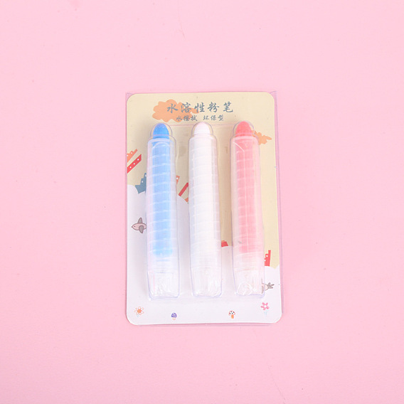 Растворимость беспыльных мелов, с пластиковым поворотным покрытием, школьные принадлежности, колонка