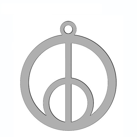 304 подвески из нержавеющей стали, плоско-круглые