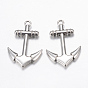 Сплавочные подвески тибетского стиля, якорь, без кадмия и без свинца