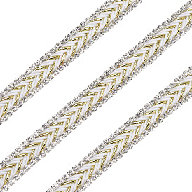 Исправление со стразами в два ряда, термоклей на спине, аксессуары для костюма, прямоугольные