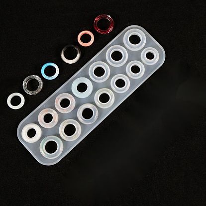China Factory Silicone Ring Molds, Resin Casting Molds, For UV Resin, Epoxy  Resin Jewelry Making 257x82x8~8.5mm, Inner Size: 22~28mm in bulk online 