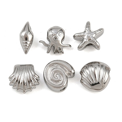 304 из нержавеющей стали бусы, без свинца, без кадмии и без никеля