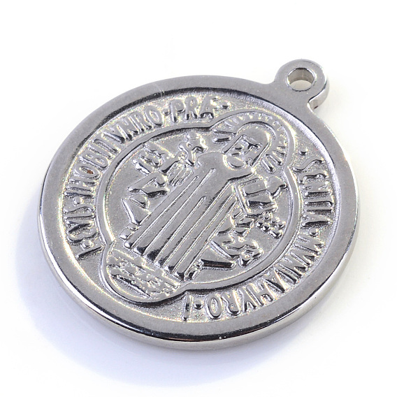 304 подвески из нержавеющей стали, двусторонний плоский круглый с Сан-Бенито