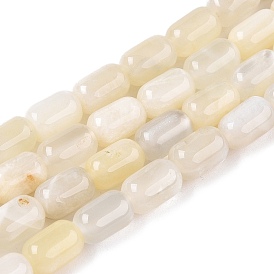 Natural White Moonstone Beads Strands, Column