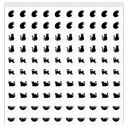 5 листы ПВХ бумажные наклейки, самослипание