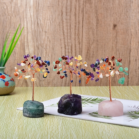 Украшения дисплея скульптуры из натурального драгоценного камня, для домашнего офисного стола, дерево