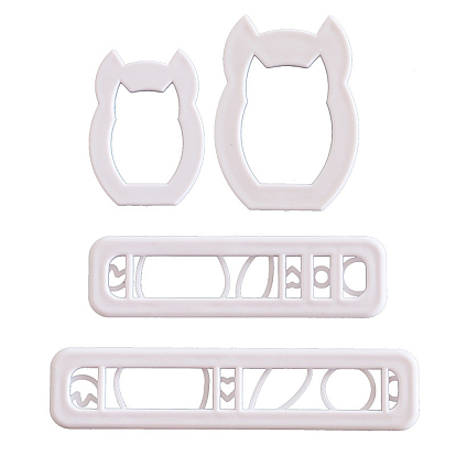Plastic Cookie Cutters, Fondant Baking Biscuit Cutters, Owl