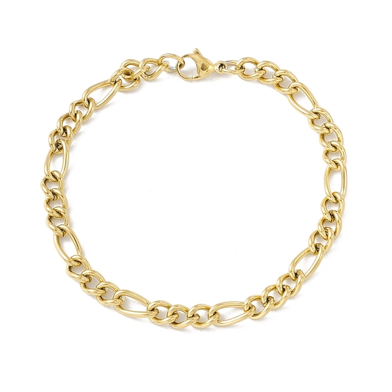 Вакуумное покрытие pvd 304 браслет из нержавеющей стали figaro chains для мужчин и женщин
