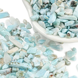 Natural Larimar Beads, No Hole Beads, Chip Beads