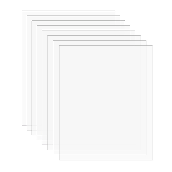 Acrylic Transparent Pressure Plate, Rectangle