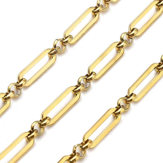 Ионное покрытие (ip) 304 цепи с овальными звеньями из нержавеющей стали, несварные, с катушкой, полированный