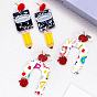 Acrylic Stud Dangle Earrings for Women