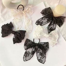 Sweet Lace Butterfly Hair Clip for Girls - Elegant and Charming Headwear Accessory