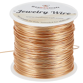 80м круглый медный провод, медная проволока для бисероплетения для изготовления ювелирных изделий