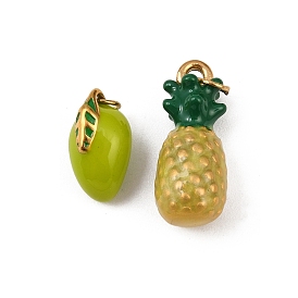 304 нержавеющей стальной эмали подвески, ионное покрытие (ip), реальный 18 k позолоченный, с целью перехода в кольце