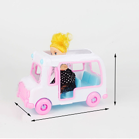 Пластиковый мини-автомобиль, принадлежности для кукол, аксессуары для кукольного домика для американской девочки
