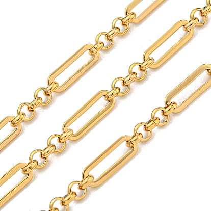 10М-ионное покрытие (IP) 304Цепи с овальными и круглыми звеньями из нержавеющей стали, несварные, с катушкой