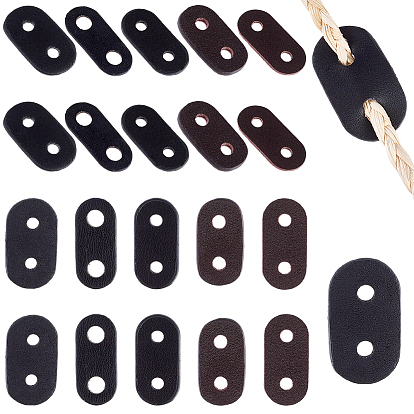 50шт. 5 стили овальная пряжка из искусственной кожи, аксессуары для одежды