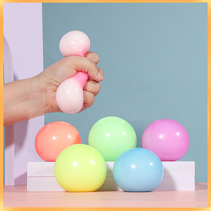 Juguete antiestrés tpr luminoso, divertido juguete sensorial inquieto, para aliviar la ansiedad por estrés, brillan en la bola oscura