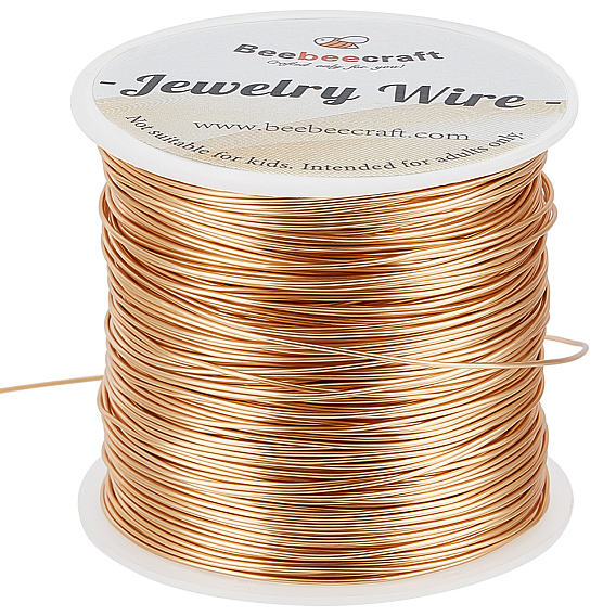 80м круглый медный провод, медная проволока для бисероплетения для изготовления ювелирных изделий