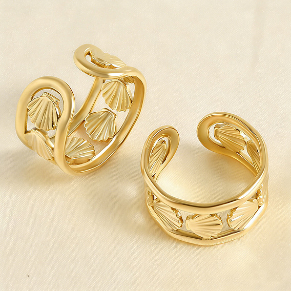 304 открытые кольца манжеты из нержавеющей стали, формы раковины