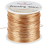 80м круглый медный провод, медная проволока для бисероплетения для изготовления ювелирных изделий