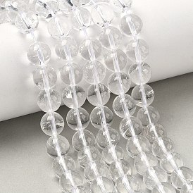 Природных кристаллов кварца бисер нитей, горного хрусталя, круглые